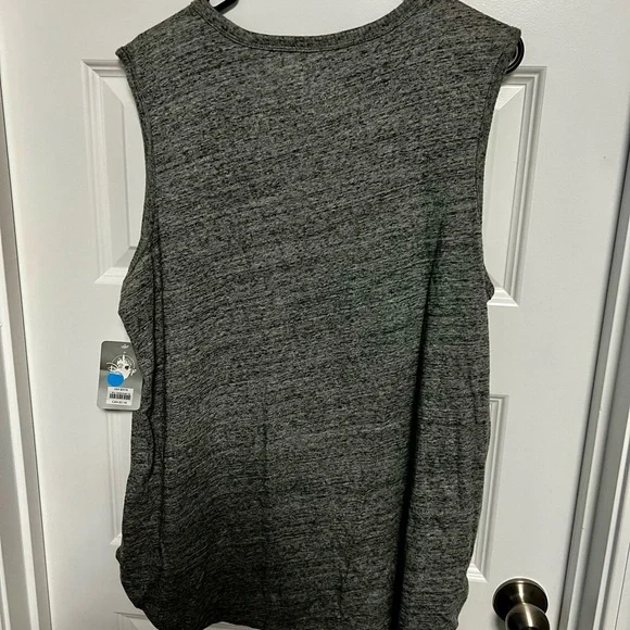 Disney Women's Gray Muscle Tee with Character Print - Picture 5 of 5